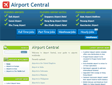 Tablet Screenshot of airportcentral.com